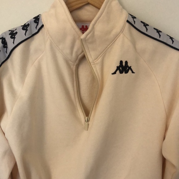 KAPPA Cream Half Zip Sweatshirt - Picture 5 of 9